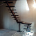 П-образная лестница на монокосоуре с площадкой фото