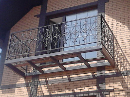 Балкон кованый № 1 фото